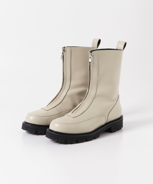 URBAN RESEARCH（アーバンリサーチ）の「『25周年別注』CAMINANDO　CENTER ZIP BOOTS（ブーツ・レディース・BLACK/別注IVORY・6/7/8）」の15枚目の写真