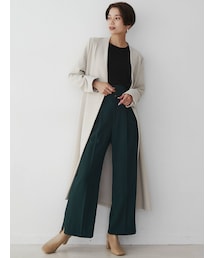 LAGUNAMOON | ノーカラーヨークコート(ノーカラーコート)