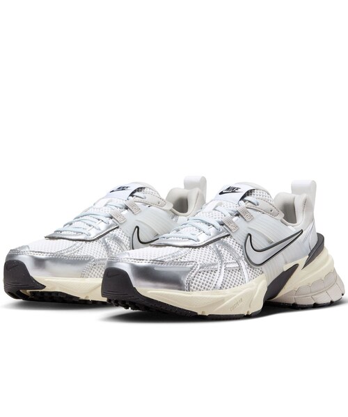 ROPE' PICNIC（ロペピクニック）の「【NIKE/ナイキ】WSV2K ラン（スニーカー・レディース・ホワイト/グレー系/ホワイト系・23.5/24.0/24.5/22.5/23.0/25.0/25.5）」の4枚目の写真