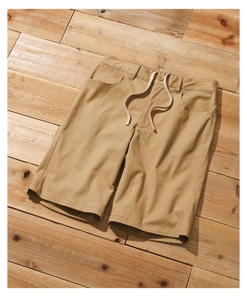 nissen（ニッセン）の「【快適設計】ストレッチイージーハーフパンツ（風が通るベンチレーション切替付）（パンツ・メンズ・ベージュ/カーキ/ネイビー・M/L/LL/3L/4L/5L/6L/8L/10L）」の5枚目の写真