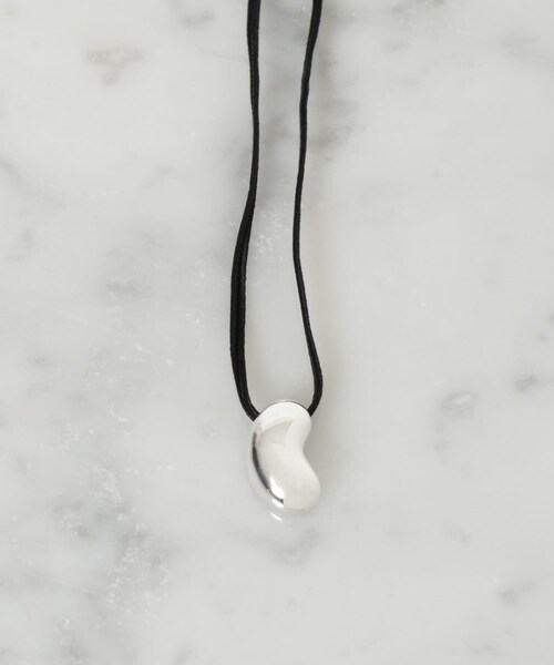 URBAN RESEARCH(アーバンリサーチ)の「PHILIPPE AUDIBERT Siya necklace cord(ネックレス・レディース・SILVER BLK・-)」の1枚目の写真