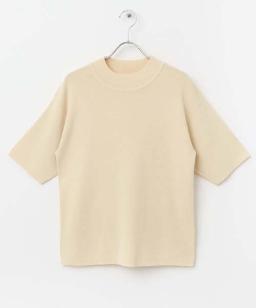 ITEMS URBANRESEARCH（アイテムズ アーバンリサーチ）の「ソウバリハンソデニット（ニット/セーター・レディース・BLK/OFF/K.BEG・FREE）」の12枚目の写真