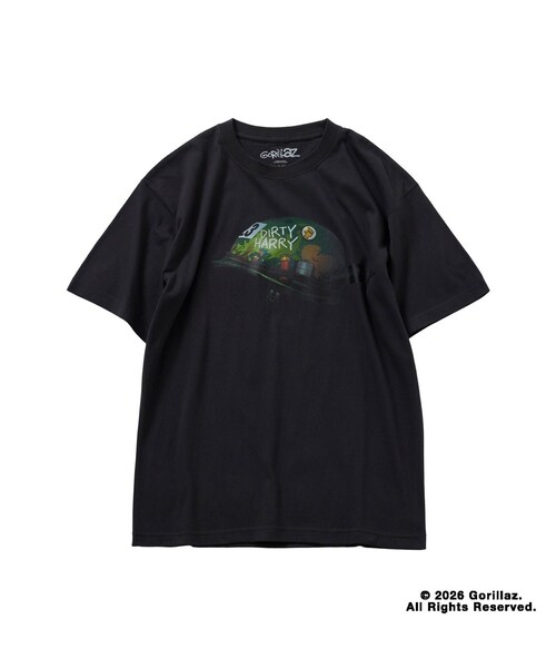 bonjour records(ボンジュールレコーズ)の「Gorillaz/ゴリラズ for bonjour records Official T-shirt(Tシャツ/カットソー・レディース・ブラック/ブラック系/ホワイト/ホワイト系・L/M/XL)」の16枚目の写真