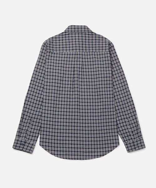 Saturdays NYC（サタデーズ ニューヨークシティ ）の「LUIS CHECK LS SHIRT（シャツ/ブラウス・レディース・ベージュ/ネイビー・L/M/S/XL）」の18枚目の写真