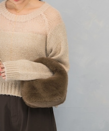 URBAN RESEARCH ROSSO | LE VERNIS Fake fur micro bag(ハンドバッグ)