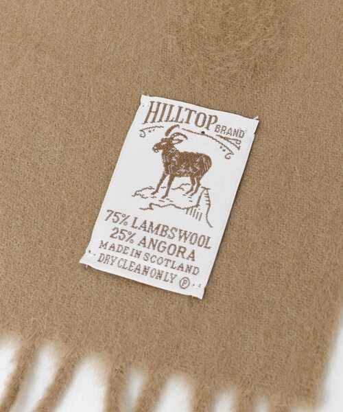 URBAN RESEARCH（アーバンリサーチ）の「HILLTOP　ラムズウールアンゴラストール∴（ストール/ショール・レディース・POMEGRANA/ANTLER/BAMBOO/CLA DENIM/NAVY・one）」の12枚目の写真