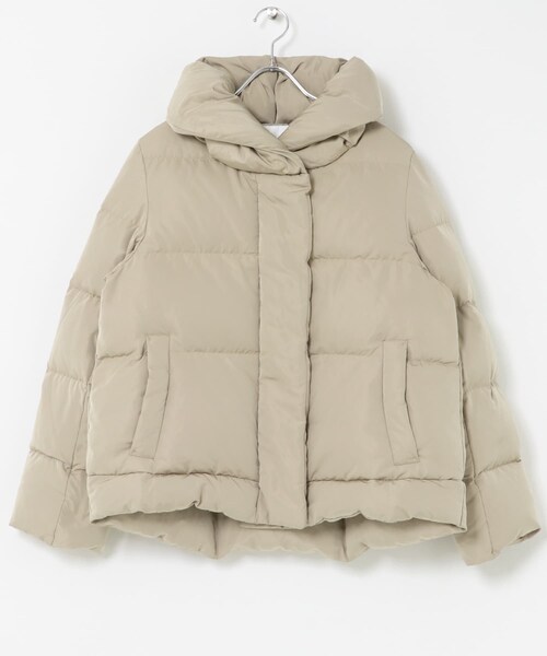 URBAN RESEARCH Sonny Label（アーバンリサーチサニーレーベル）の「撥水ショールカラーミディダウンコート（その他アウター・レディース・ブラック/グレージュ/ネイビー・Free）」の21枚目の写真