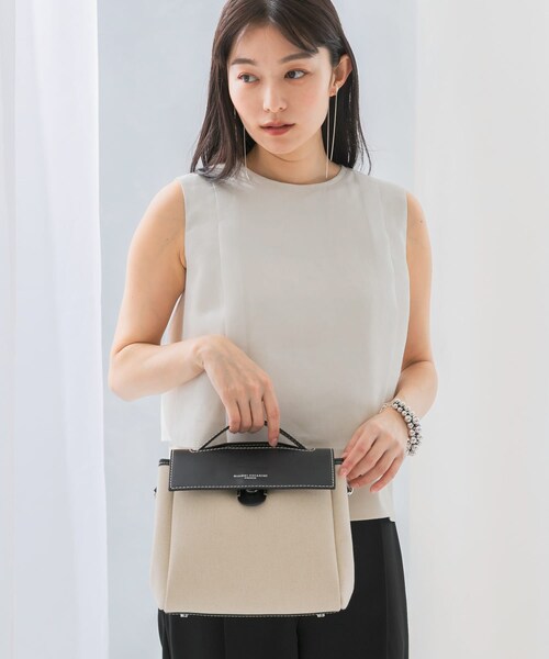 URBAN RESEARCH ROSSO（アーバンリサーチロッソ）の「シアーチンツレイヤードブラウス（シャツ/ブラウス・レディース・WHITE/MAUVE PINK/SLATE BLUE・FREE）」の7枚目の写真