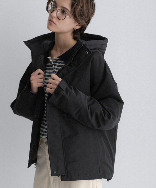 URBAN RESEARCH Sonny Label（アーバンリサーチサニーレーベル）の「フーディーダウンジャケット（その他アウター・レディース・アイボリー/ブラック/グレージュ/オリーブ・Free）」の2枚目の写真