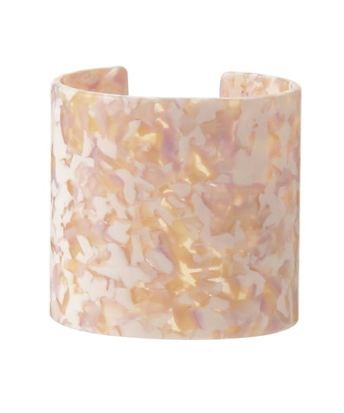 LAGUNAMOON（ラグナムーン）の「マーブルバングル（ブレスレット・レディース・ブラック/ベージュ/ミックス・F）」の9枚目の写真