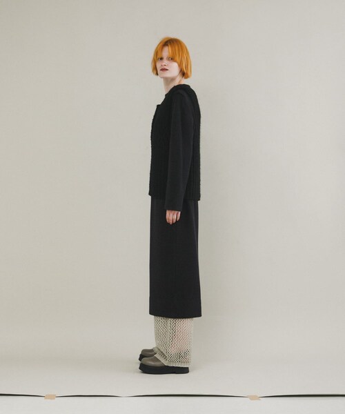 LAATO（ラート）の「hand knit vest（ベスト・レディース・クリーム/インク・FREE）」の21枚目の写真