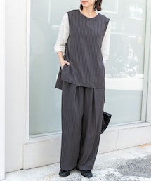 ITEMS URBANRESEARCH | ピンストライプベストパンツセット(セットアップ)