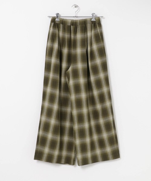 URBAN RESEARCH DOORS（アーバンリサーチドアーズ）の「FORK&SPOON　オンブレチェックパンツ（その他パンツ・レディース・BLU×BRN/BEG×KHK・1/2）」の2枚目の写真