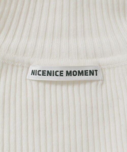 URBAN RESEARCH（アーバンリサーチ）の「NICENICE MOMENT　TURTLE NECK BODY SUIT（ニット/セーター・レディース・BLACK/IVORY・S/M）」の9枚目の写真