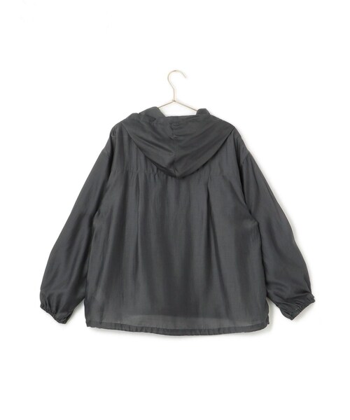 ROPE' PICNIC（ロペピクニック）の「【emur/エミュール】エアリーローンアノラックパーカー（ブルゾン・レディース・チャコール/オフホワイト/ブラウン・38）」の6枚目の写真