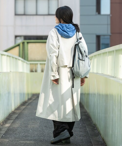 EKAL（エカル）の「T/Cツイルステンカラーコート（ステンカラーコート・レディース・アイボリー/カーキ/ベージュ・One）」の5枚目の写真