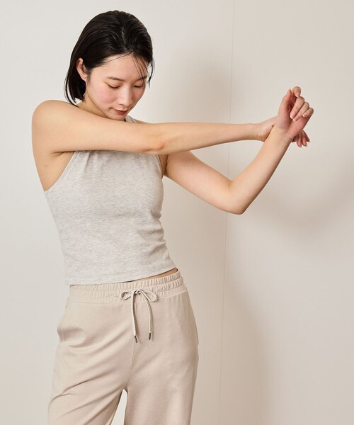 NERGY(ナージー)の「【VUORI】Pose Plyo Tankポーズプライオタンクトップ(タンクトップ・レディース・ブラック/ダークブラウン・S)」の15枚目の写真