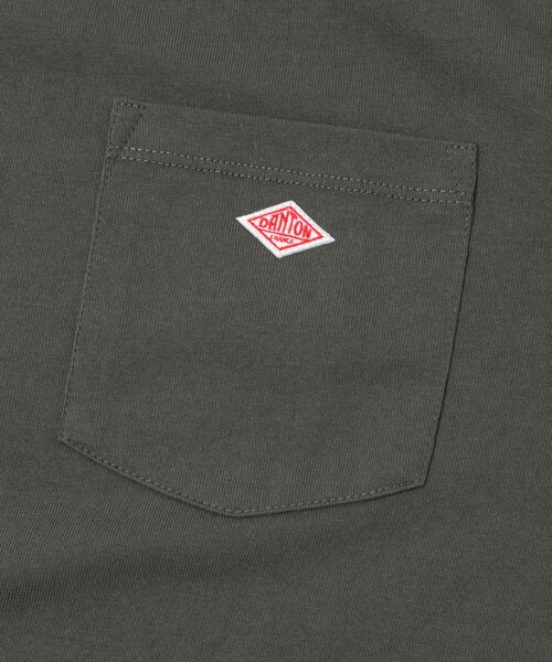 URBAN RESEARCH DOORS(アーバンリサーチドアーズ)の「DANTON POCKET T-SHIRTS(Tシャツ/カットソー・メンズ・COAL GREY/BROWN/GREIGE/DK PURPLE・M/L/XL)」の7枚目の写真