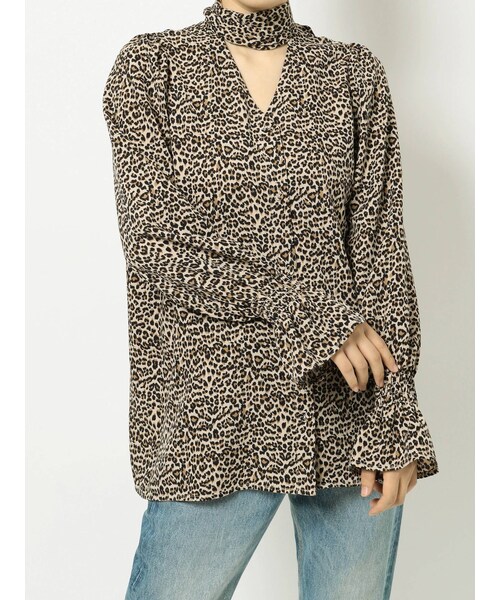 jouetie（ジュエティ）の「キャンディースリーブリボンタイブラウス（シャツ/ブラウス・レディース・アイボリー/ミックス/ブラック/ピンク/レッド/イエロー・M）」の14枚目の写真