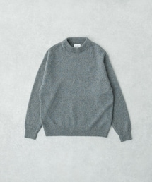 URBAN RESEARCH | new basic CASHMERE SILK MOULINE CREW-NECK KNIT(ニット/セーター)