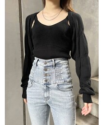 EMODA | シャーリングボレロセットニット(ニット/セーター)