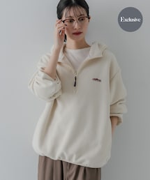 『別注』THOUSAND MILE×URBAN RESEARCH　KNIT FREECE HF-ZIP HOODIE