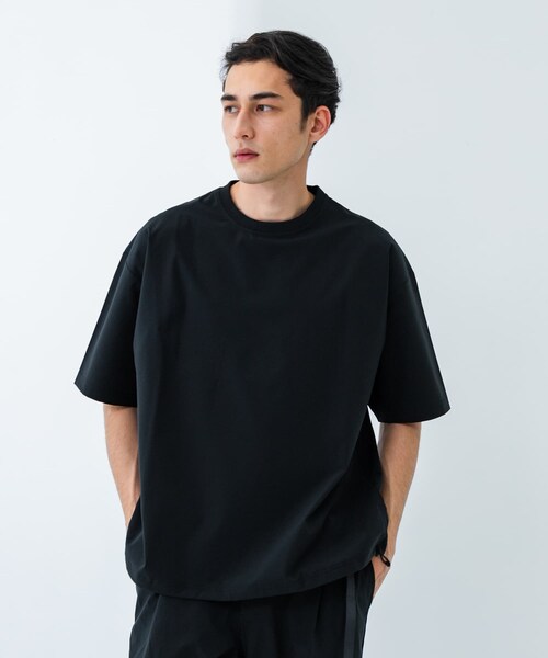 URBAN RESEARCH（アーバンリサーチ）の「『XLサイズあり』『撥水』SOLOTEX STRETCH SHORT-SLEEVE T-SHIRTS（Tシャツ/カットソー・メンズ・BLACK/D.NAVY/ICE GRAY・M/L/XL）」の8枚目の写真