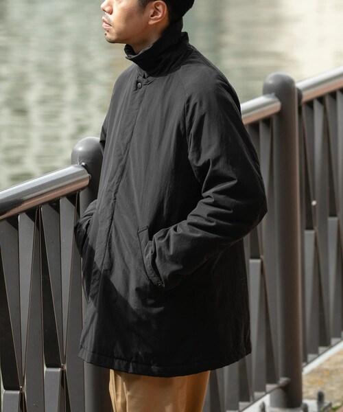 URBAN RESEARCH ROSSO(アーバンリサーチロッソ)の「『XLサイズあり』NOUVELLE中綿ステンカラーコート(ステンカラーコート・メンズ・BLACK/CHARCOAL・M/L/XL)」の8枚目の写真