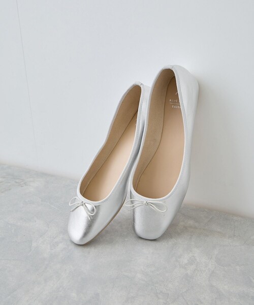 ROPE' PICNIC（ロペピクニック）の「【AIRina/エアリーナ】軽くてやわらかいバレエシューズ（バレエシューズ・レディース・ブラック/ピンク/シルバー・23.0/23.5/24.0/24.5）」の19枚目の写真