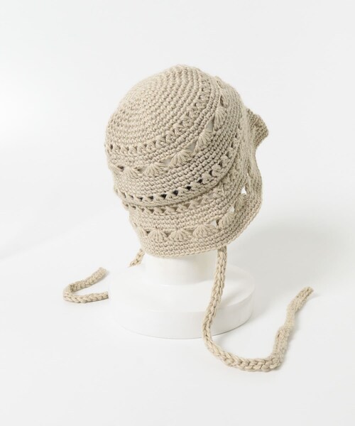 SMELLY（スメリー）の「クロシェニットハット（ハット・レディース・BEG/BLK・-）」の20枚目の写真