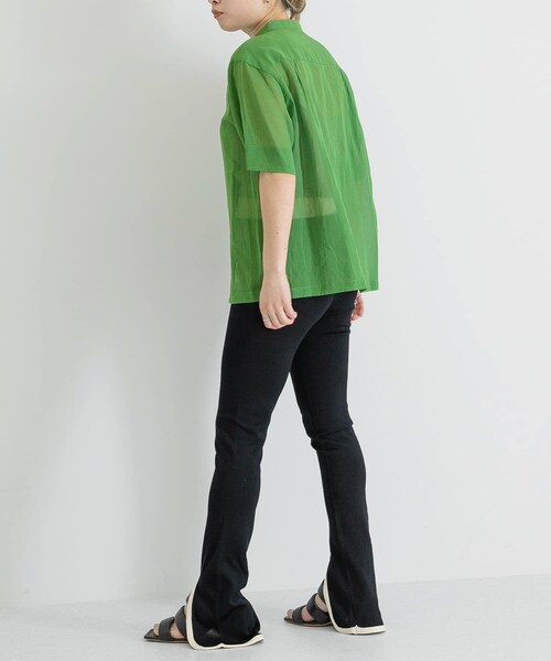 URBAN RESEARCH(アーバンリサーチ)の「WANDERUNG China Shirts(シャツ/ブラウス・レディース・65:orange/45:Green・FREE)」の6枚目の写真