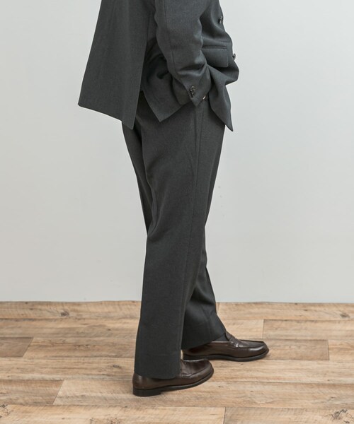 URBAN RESEARCH DOORS（アーバンリサーチドアーズ）の「LIFE STYLE TAILOR　ピンヘッドツイルストレッチ2タックパンツ（スラックス・メンズ・NAVY/CHARCOAL・S/M/L/XL）」の9枚目の写真