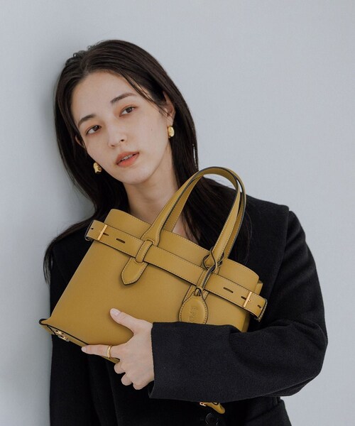 ROPE'（ロペ）の「【E'POR】A BAG Medium/通勤・26AW（ハンドバッグ・レディース・ブラック/ベージュ/チャコール/カラシ・F）」の12枚目の写真