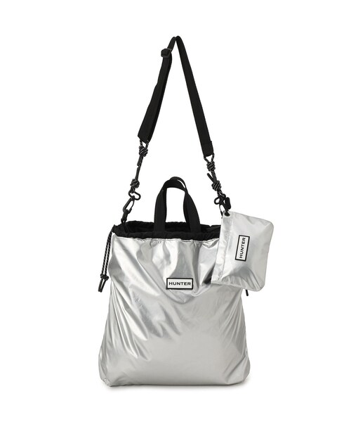 ADAM ET ROPE'(アダムエロペ)の「【HUNTER for ADAM ET ROPE'】別注 TRAVEL MULTI FUNCTION TOTE(トートバッグ・レディース・シルバー・F)」の16枚目の写真