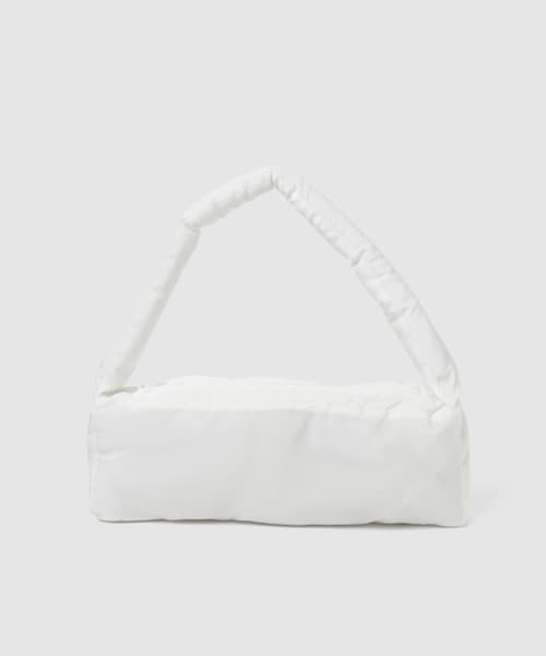 URBAN RESEARCH（アーバンリサーチ）の「kokyo　Rectangulo Puff Bag（ハンドバッグ・レディース・white/camel・FREE）」の5枚目の写真