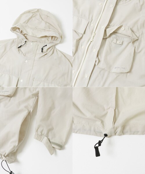 URBAN RESEARCH DOORS(アーバンリサーチドアーズ)の「『別注』Snow Peak Apparel×DOORS U.L.DOUBLEWEAVEPARKER(テーラードジャケット・レディース・PINK/BROWN/IVORY・One)」の10枚目の写真