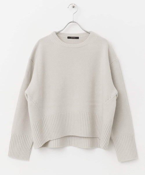 URBAN RESEARCH ROSSO（アーバンリサーチロッソ）の「エクストラファインシームデザインニット（ニット/セーター・レディース・LIME/P/WHITE/PINK/CHARCOAL/BLUE/BEIGE・FREE）」の21枚目の写真