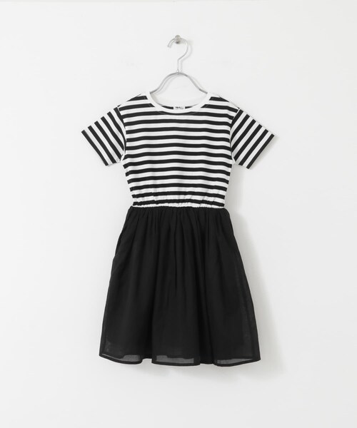 URBAN RESEARCH DOORS(アーバンリサーチドアーズ)の「『親子リンク』『UR TECH』ボイルドッキングワンピース(KIDS)(ワンピース・キッズ・BORDER/PINK・105/120/135)」の11枚目の写真