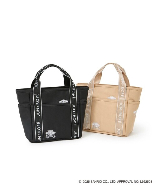 ROPE'(ロペ)の「【シナモロール】ワッペン付きカートバッグ(トートバッグ・レディース・ブラック/ベージュ・F)」の22枚目の写真