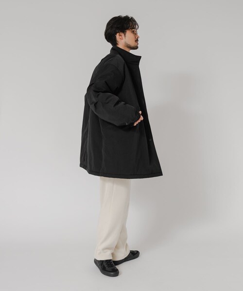 URBAN RESEARCH（アーバンリサーチ）の「『別注』THOUSAND MILE×URBAN RESEARCH　PADDED SHORT MODSCOAT（モッズコート・メンズ・BLACK/NAVY・M/L）」の13枚目の写真