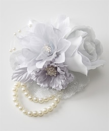 nissen | 取り外しパール調チャーム付２ＷＡＹコサージュ(ブローチ/コサージュ)