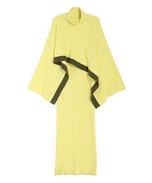 ELENDEEK | LINE PONCHO SET KNIT OP(ワンピース)