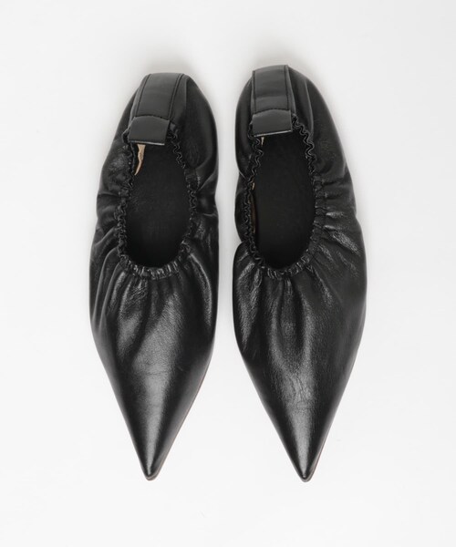 URBAN RESEARCH（アーバンリサーチ）の「MAISON EUREKA　MAISON EUREKA　POINTED BALLET SHOES（パンプス・レディース・DEEPRED/BLACK・36/37/38）」の6枚目の写真