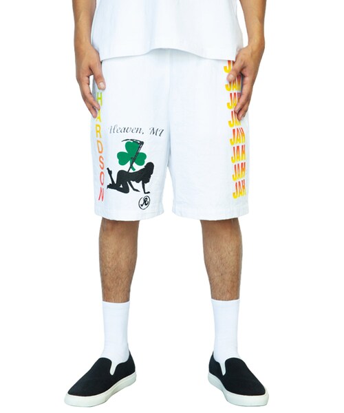 bonjour records（ボンジュールレコーズ）の「Richardson Heaven MI Shorts（その他パンツ・レディース・ホワイト・L）」の7枚目の写真