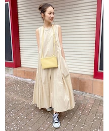 Ungrid | タックデザインフレアワンピース(ワンピース)