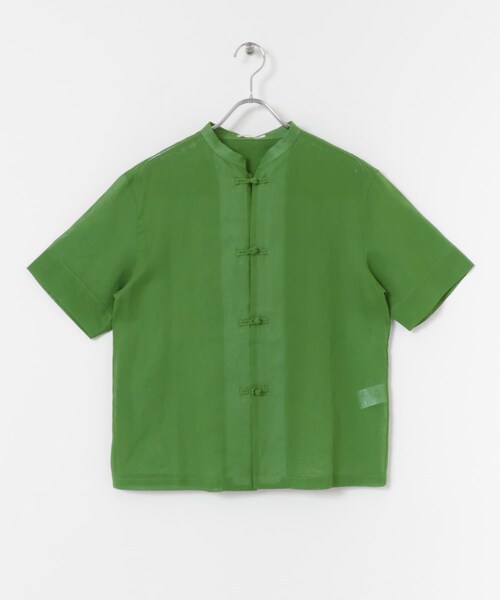 URBAN RESEARCH(アーバンリサーチ)の「WANDERUNG China Shirts(シャツ/ブラウス・レディース・65:orange/45:Green・FREE)」の14枚目の写真