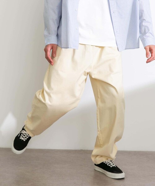 URBAN RESEARCH Sonny Label（アーバンリサーチサニーレーベル）の「ベーシックワイドイージーチノパンツ（チノパンツ・メンズ・ベージュ/キナリ/チャコール/ブラック・S/M/L）」の13枚目の写真