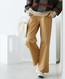 nissen | ゆるフィットワイドパンツ(股下73ｃｍ)(パンツ)