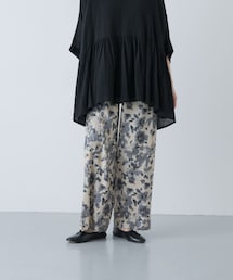 かぐれ | コットンリネンプリントイージーパンツ(その他パンツ)