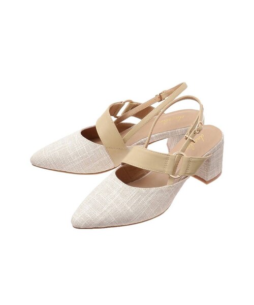 dazzlin（ダズリン）の「ポインテッドレディパンプス（パンプス・レディース・オフホワイト/アイボリー/ブラウン/イエロー/ブラック/ベージュ・L/M/S）」の11枚目の写真